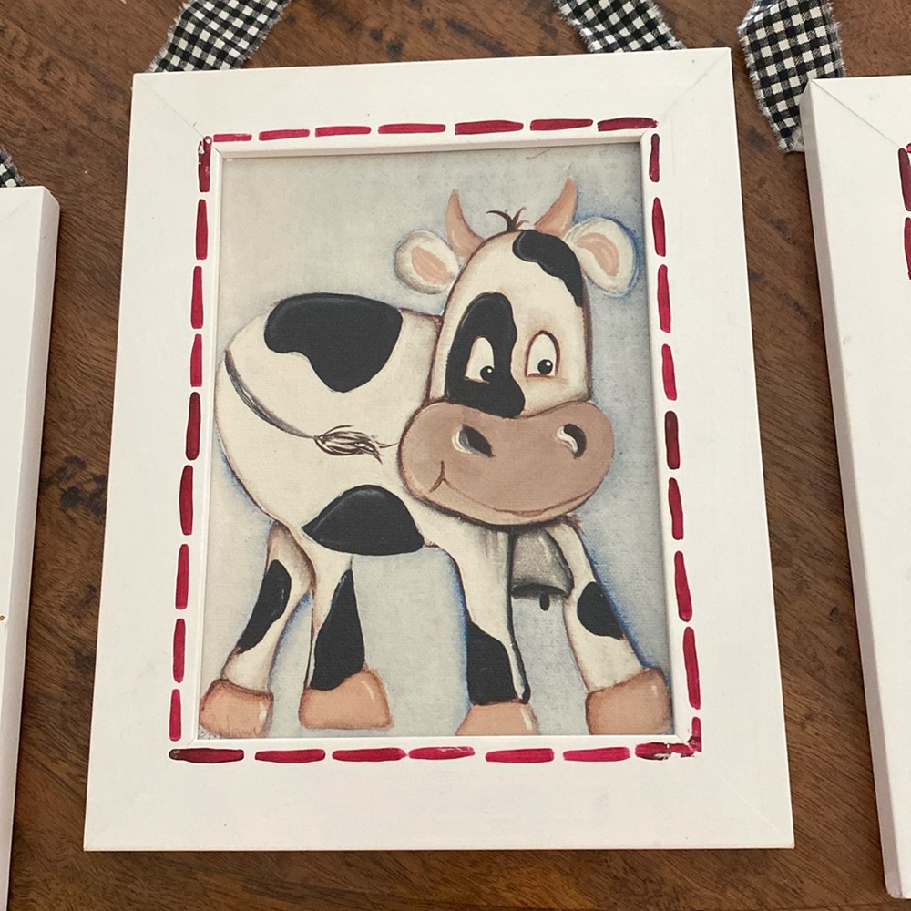 Cow Framed artwork